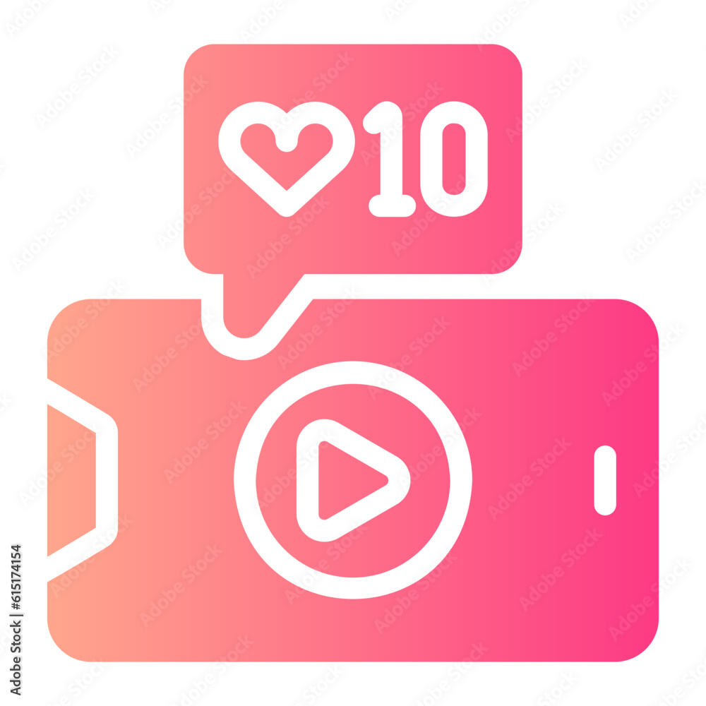 likes gradient icon likes gradient icon