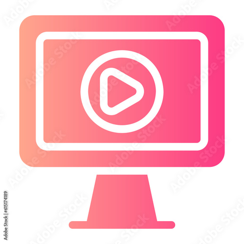 video gradient icon