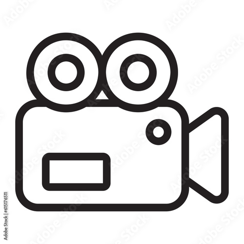 videocamera line icon
