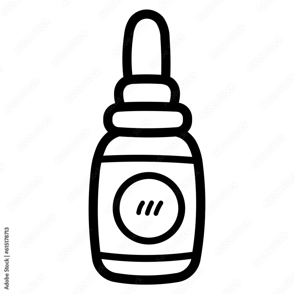 tincture line icon style