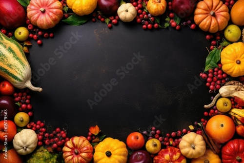 Autumn Fall Harvest frame border mockup. Autumn Fall Harvest Festival  harvest home traditionally celebrated on the Sunday nearest the harvest moon September or October depending on local tradition