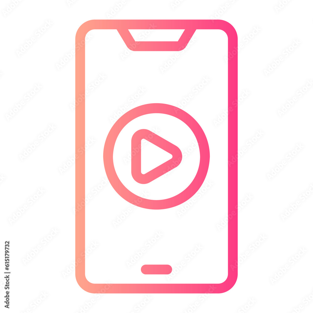 video gradient icon video gradient icon
