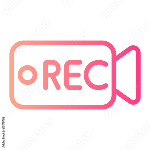 rec gradient icon