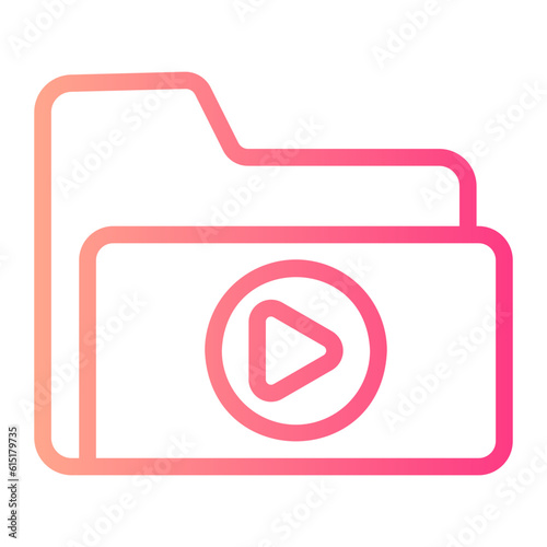 video gradient icon Free Download video gradient icon - GFXLoad