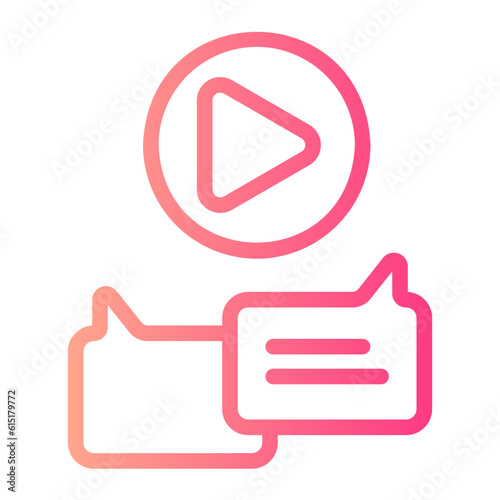 comments gradient icon