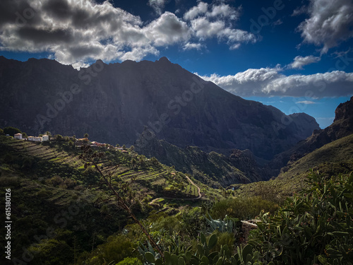 Masca valley, Tenerife, Spain - High  Repolution Panoramic Image photo