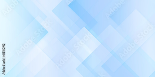 Modern and minimalistic soft blue or white gradient color abstract background with space for text and triangle and geometric square shape and light blue seamless retro pattern geometric shapes.