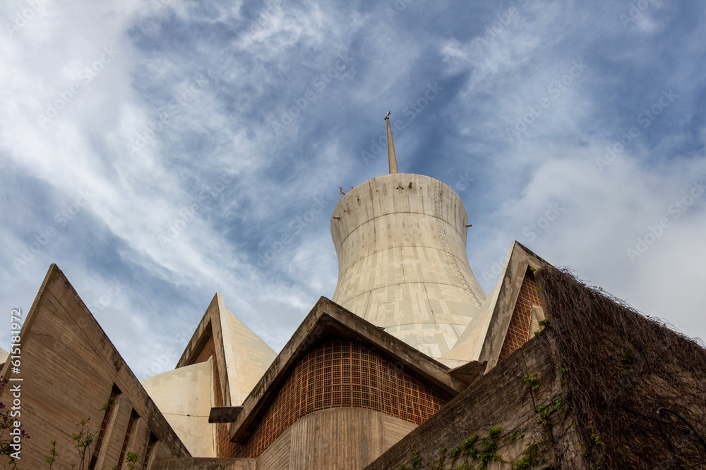 Cathédrale du Sacré-Cœur d'Alger (Sacred Heart Cathedral of Algiers), a Roman Catholic church located in Algiers, Algeria and completed in 1956.