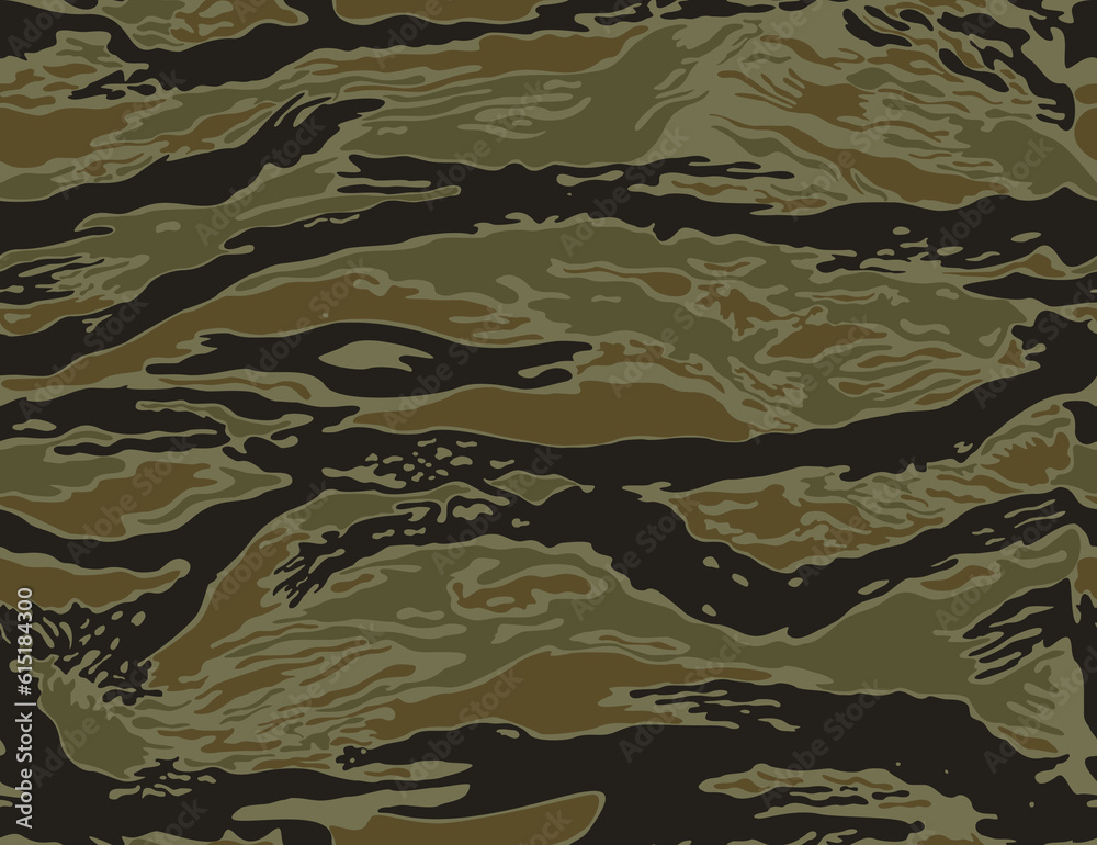 
Army camouflage seamless modern pattern, vector trendy disguise background, military design. - obrazy, fototapety, plakaty 