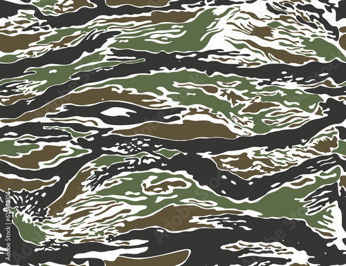 
Seamless camouflage vector army pattern, trendy urban background, disguise texture.