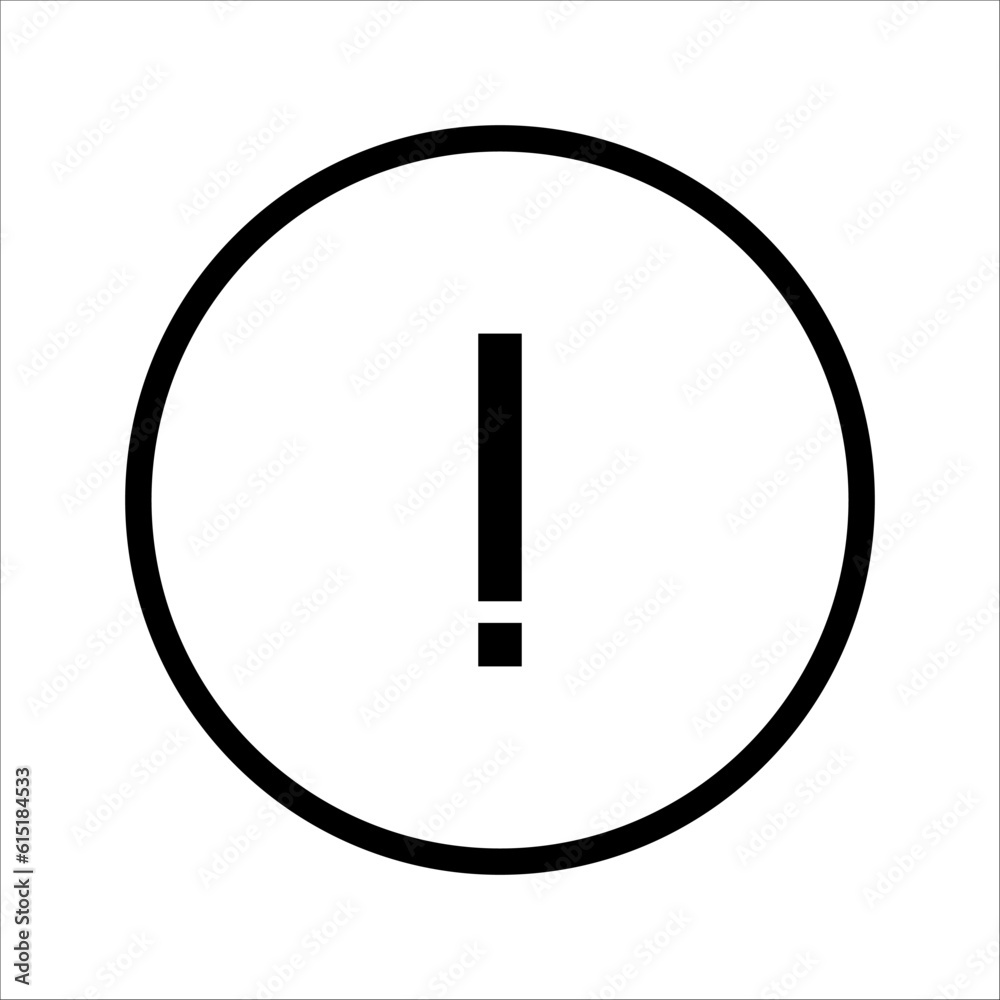 Hazard warning icon, Hazard warning, Vector icon, risk alert, Information alert, Exclamation icon, warning, Alarm alert, Error message, Important message, Notification icon, Notification alert, on whi Hazard warning icon, Hazard warning, Vector icon, risk alert, Information alert, Exclamation icon, warning, Alarm alert, Error message, Important message, Notification icon, Notification alert, on whi
