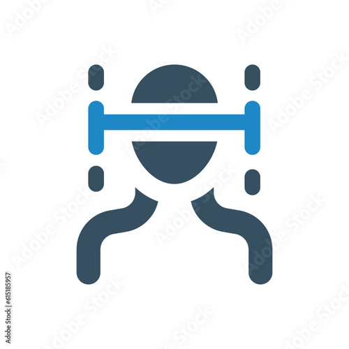 face scan icon vector illustration