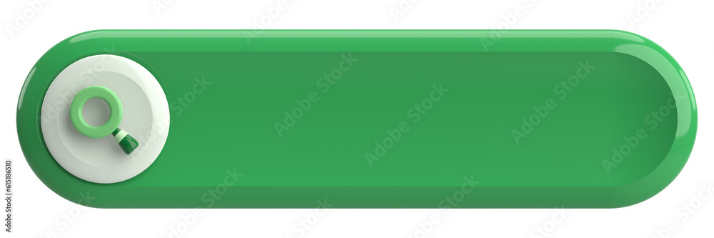 Search field. Search bar. 3D illustration. Search field. Search bar. 3D illustration.
