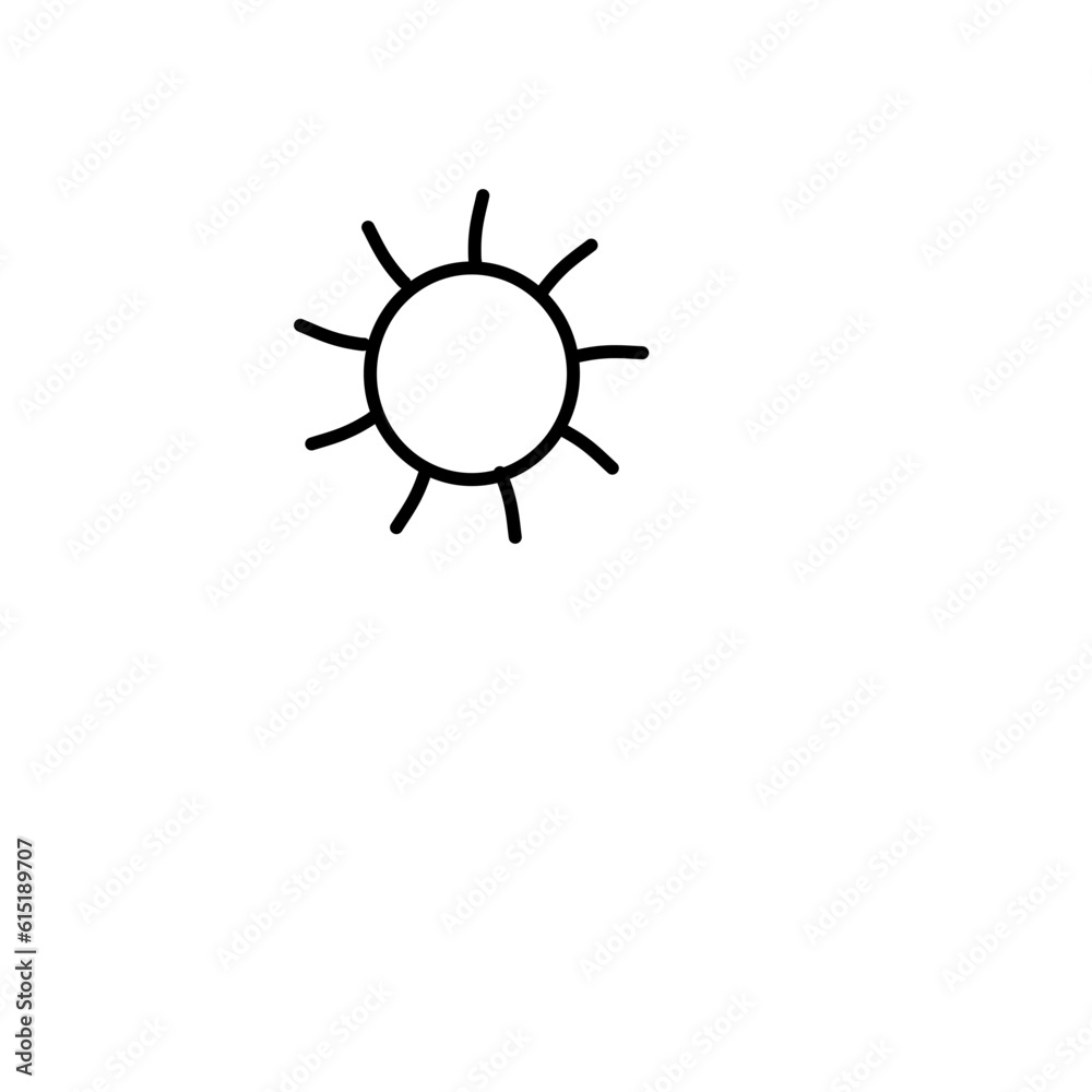 Doodle Sun Hand Drawn Doodle Sun Hand Drawn