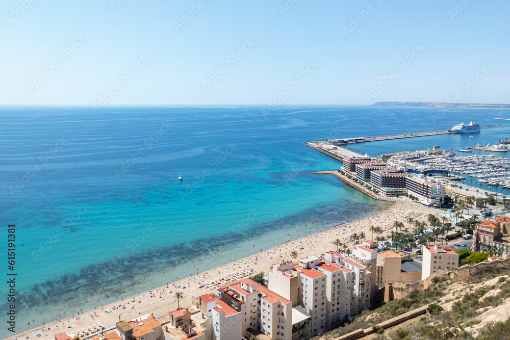 Costa Blanca coastline Alicante in Spain Landscape