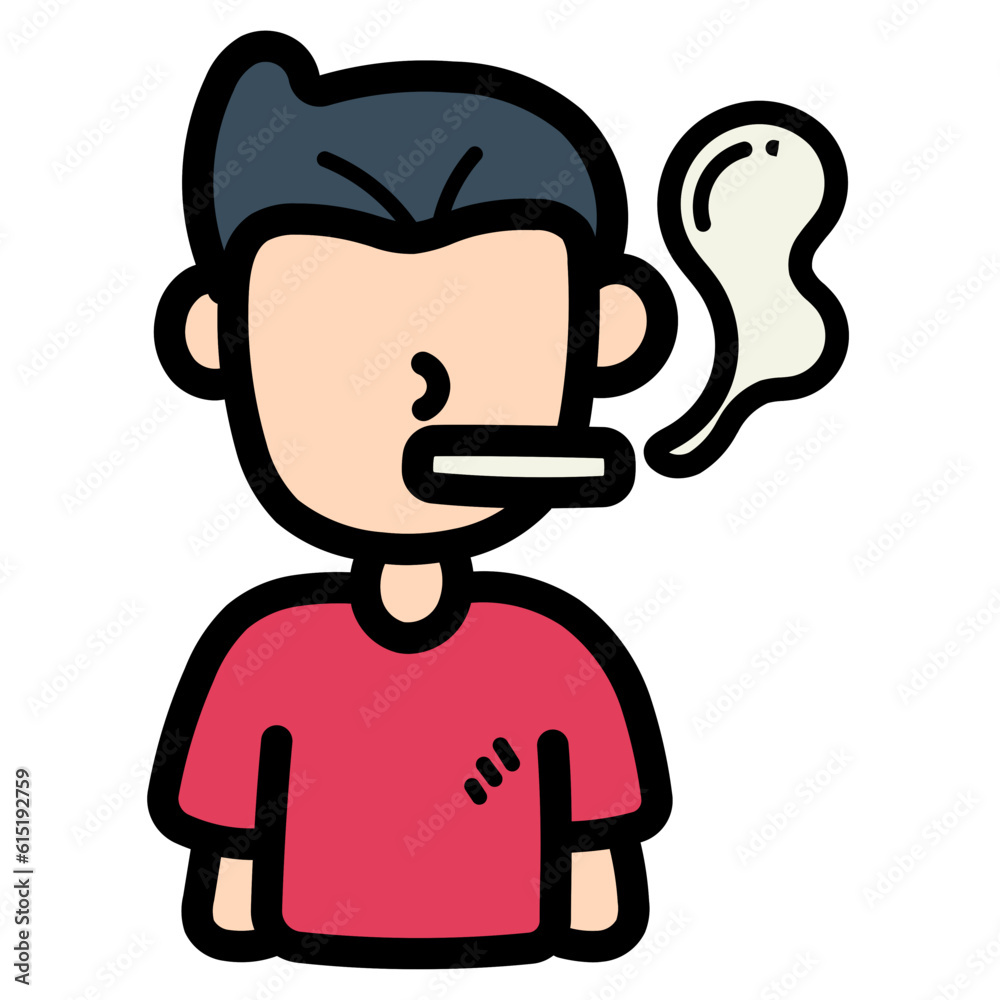 smoking filled outline icon style smoking filled outline icon style