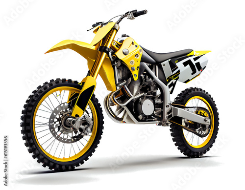 motocross bike On a transparent background (png) for decoration projects