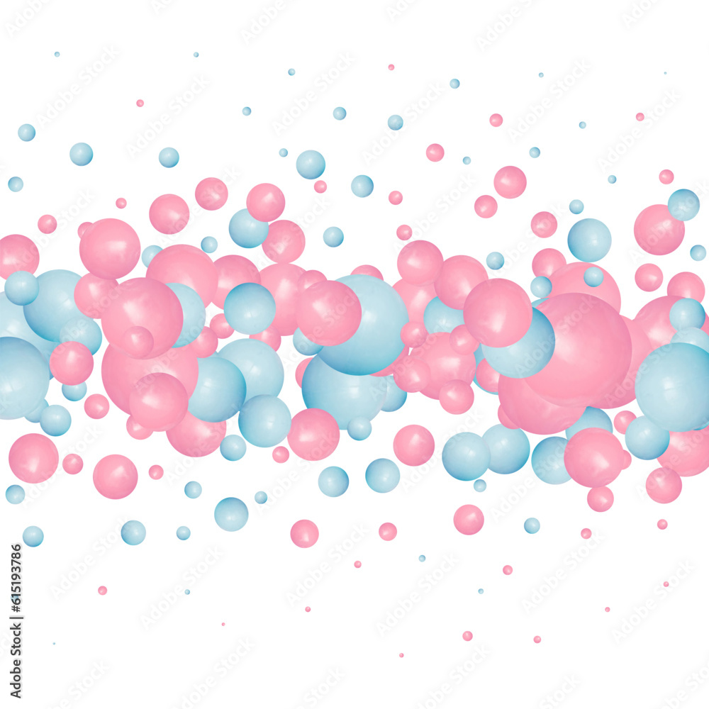 Colored abstract balls. Vector background. Design element. eps 10