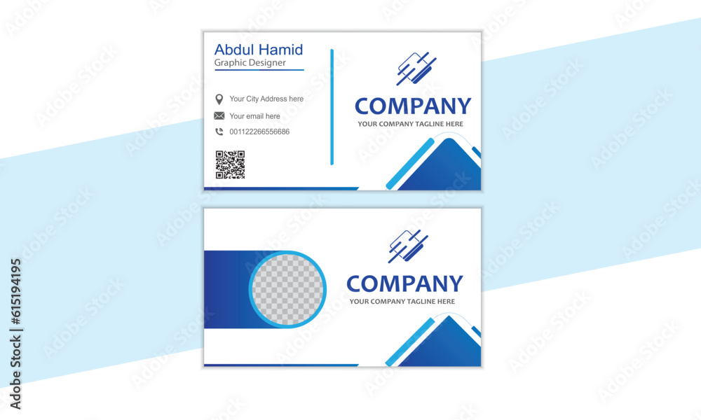 Fototapeta premium Business Card Creative card and modern business card Vector illustration business card design template