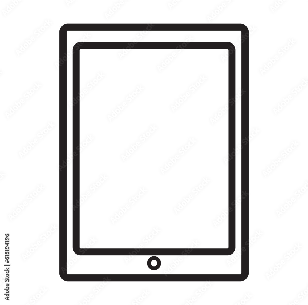 Classic tablet icon vector, device icon vector ,Tablet icon isolated. Classic tablet icon vector, device icon vector ,Tablet icon isolated.