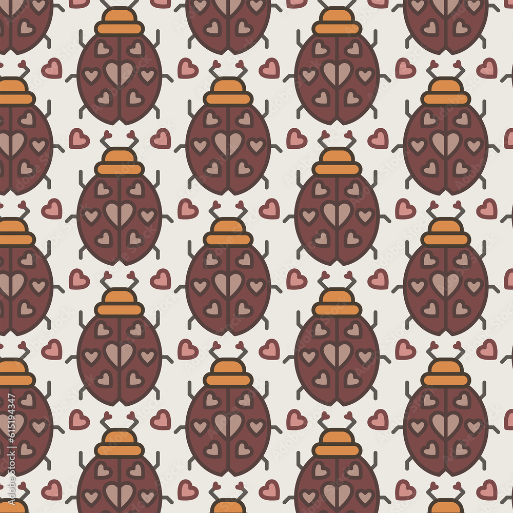 Fototapeta premium Digital png illustration of rows of beetles on grey and on transparent background