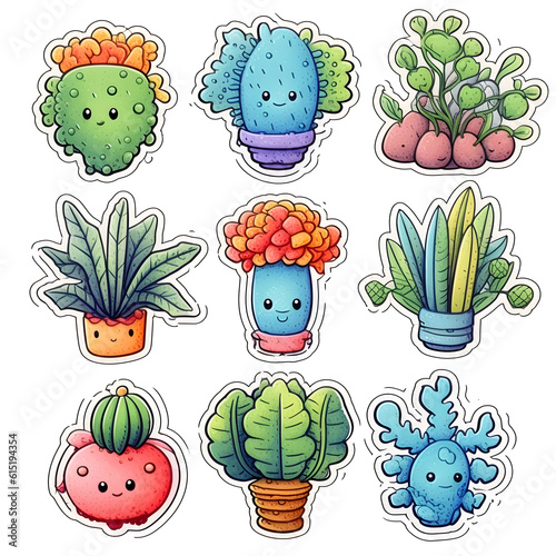 fruit and vegetables. Generative AI.