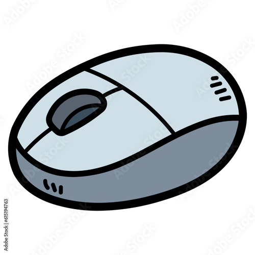 mouse filled outline icon style