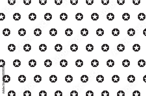 Digital png illustration of rows of stars pattern on transparent background