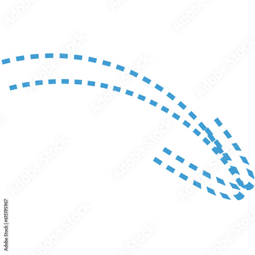 Digital png illustration of blue arrow pattern on transparent background