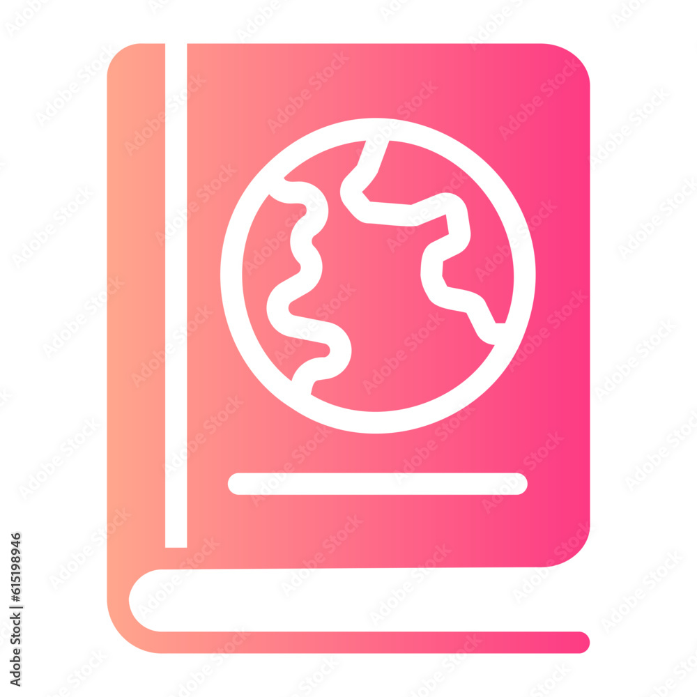 guide book gradient icon