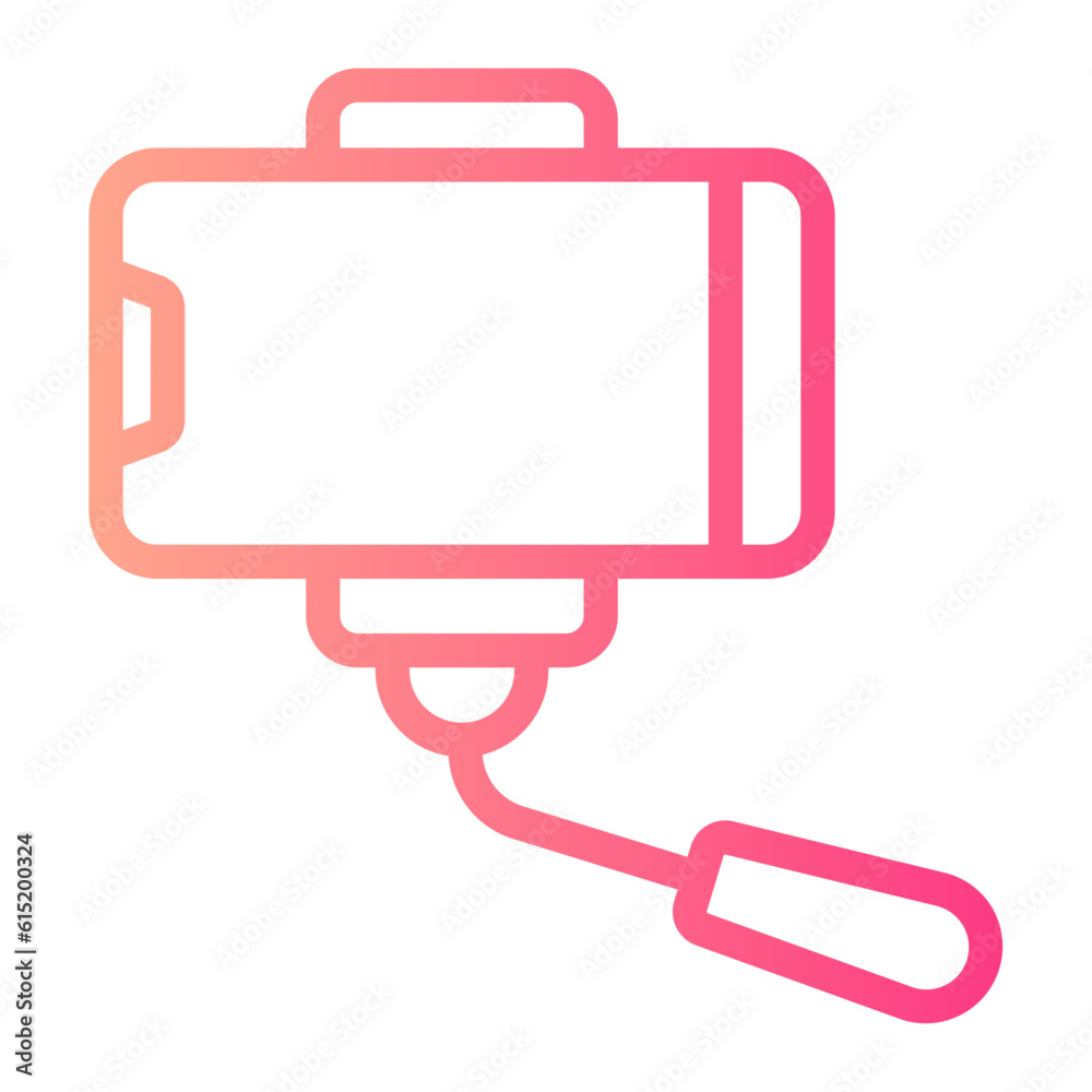 selfie gradient icon