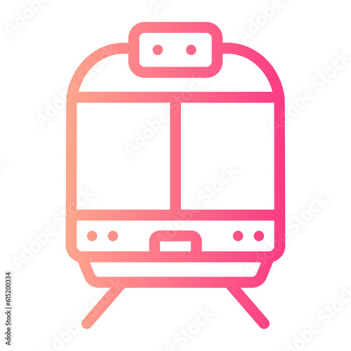 train gradient icon