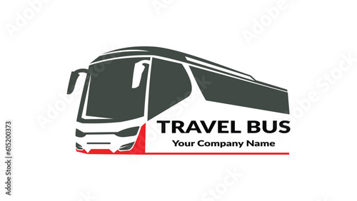 Travel Bus Vector Logo Design Fully Editable High Quality
