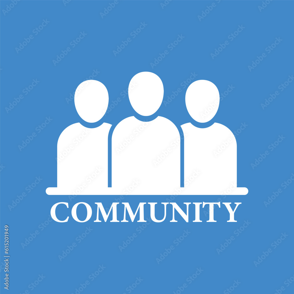 simple community team icon like squad. flat minimal style trend teamwork logotype graphic web design element. concept of people organization or connect sign and human head silhouette simple community team icon like squad. flat minimal style trend teamwork logotype graphic web design element. concept of people organization or connect sign and human head silhouette