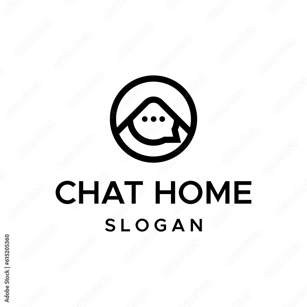 HOME CHAT LOGO