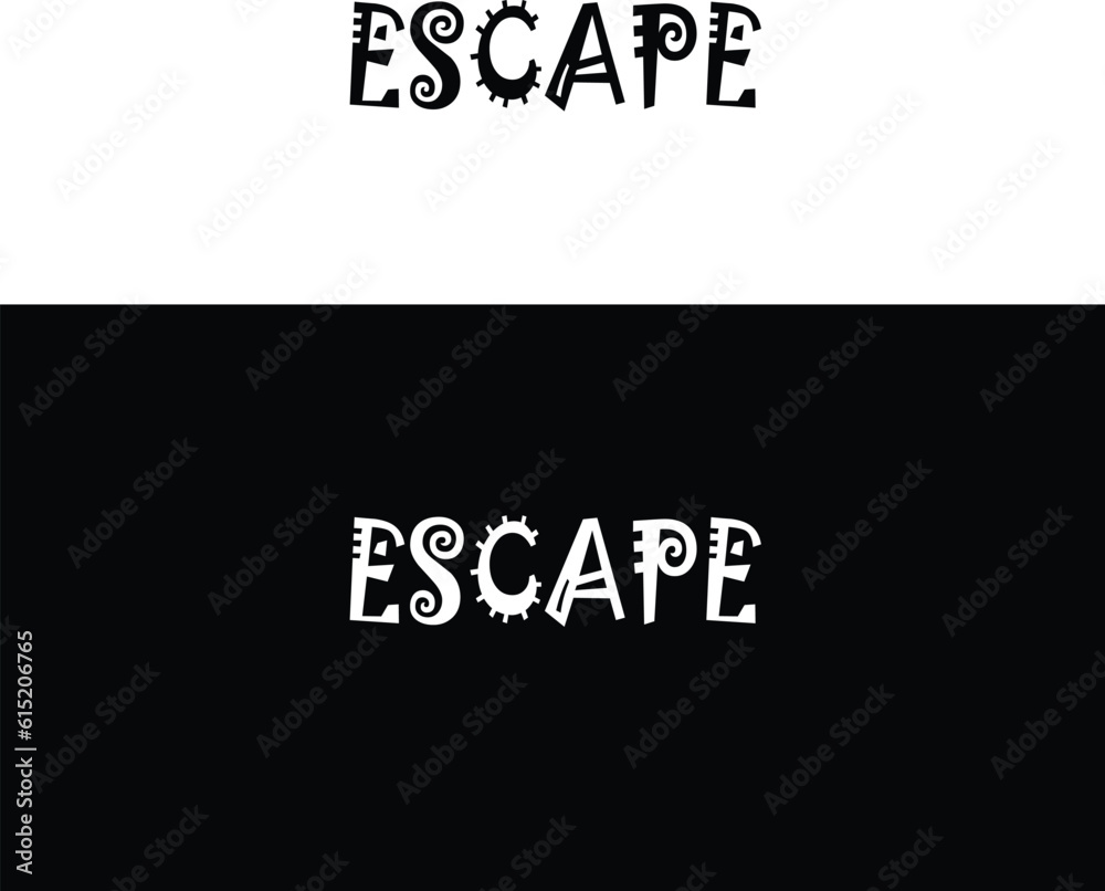 Fototapeta premium only font logo