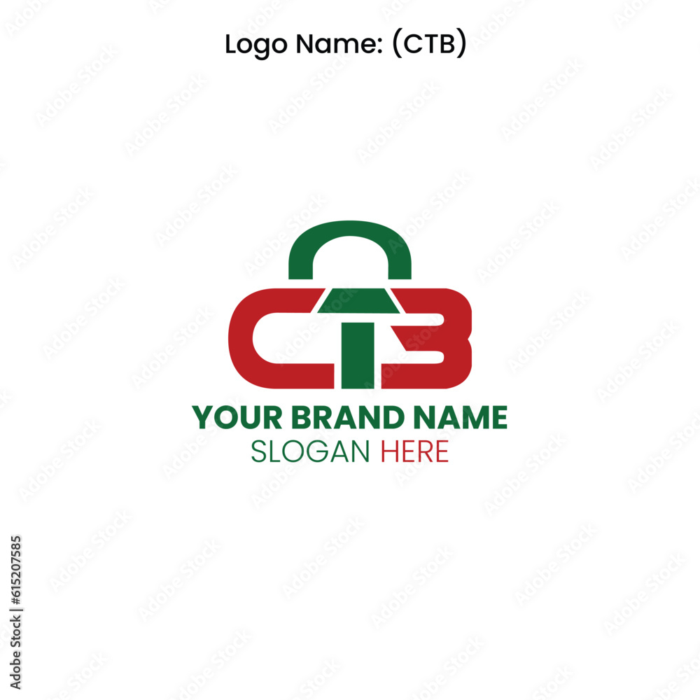 Creative Letters C+T+B logo design and Vector Illustration Creative Letters C+T+B logo design and Vector Illustration