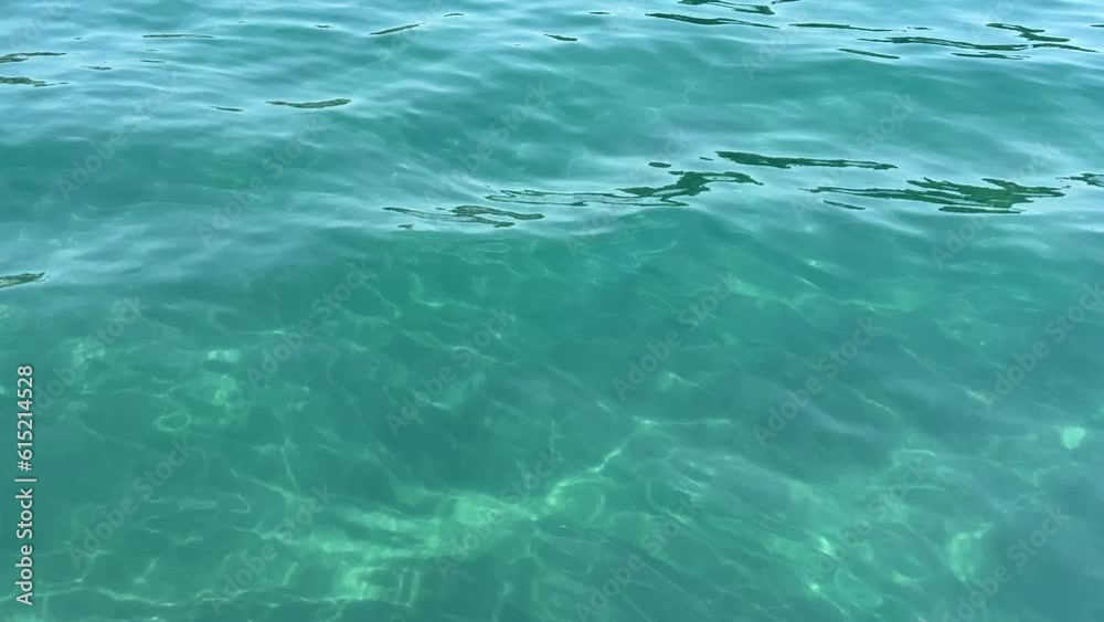 Blue water in the sea. Blue water in the sea.