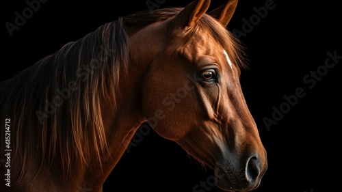 brown horse generative ai