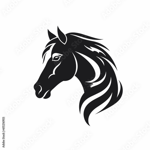 Horse logo  horse icon  horse head  vector
