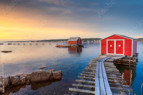 The fishing village of Tilting, Fogo Island, Newfoundland and Labrador, Canada photo
