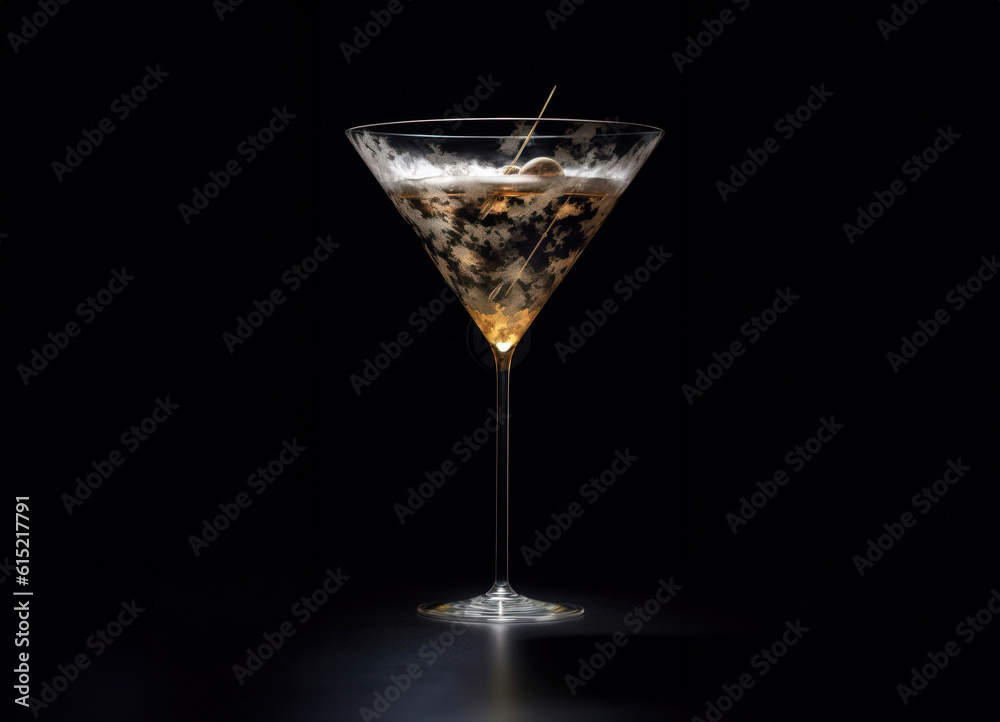 cold alc drink at the bar, isolated, AI generated cold alc drink at the bar, isolated, AI generated