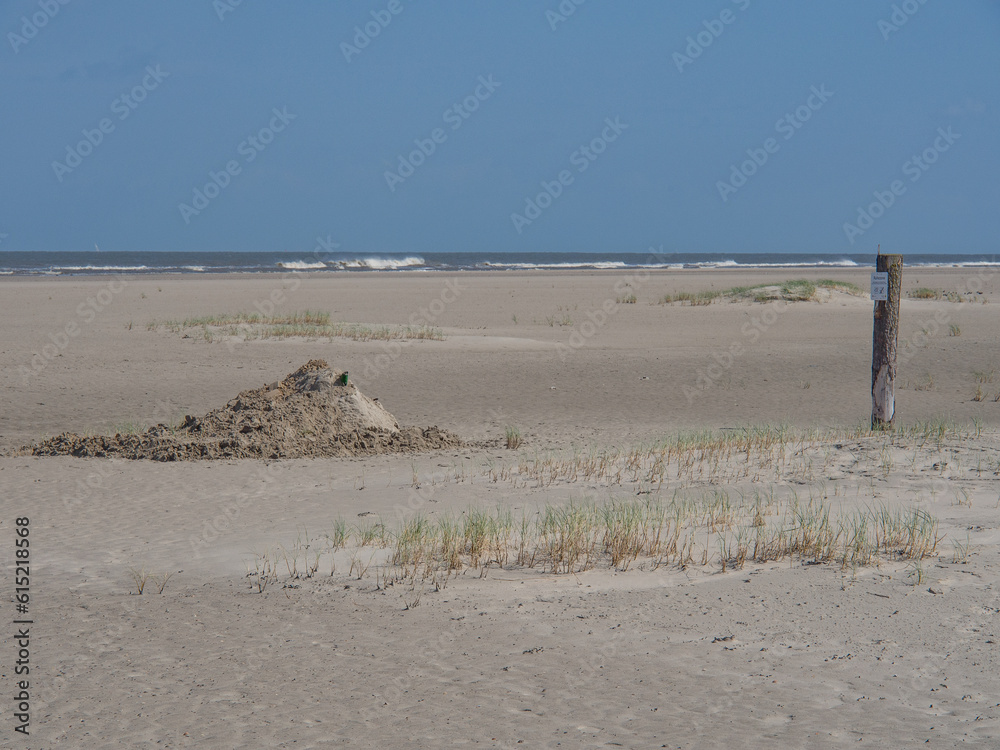 Die Insel Spiekeroog in der Nordsee Die Insel Spiekeroog in der Nordsee
