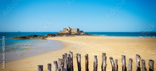 National fort in Saint Malo- Brittany in France
