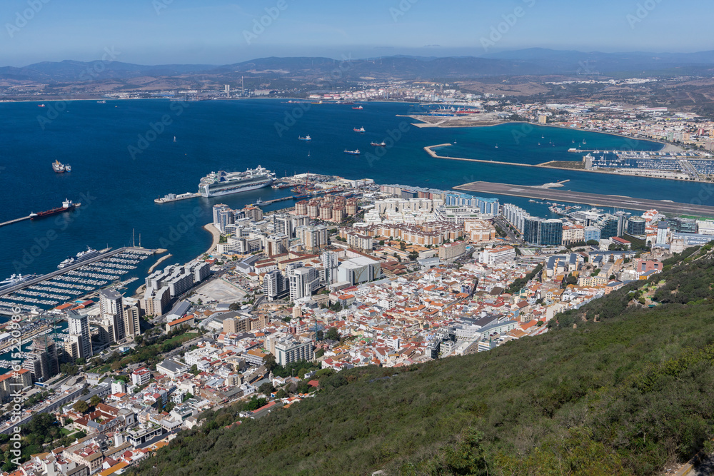 view of the city of Gibraltar