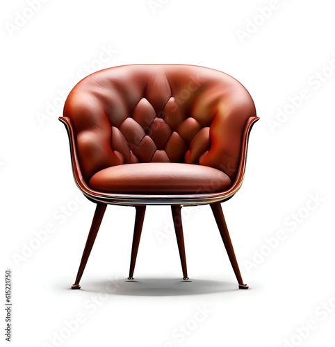 armchair isolated on white background