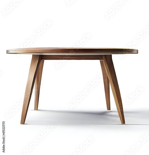 wooden chair isolated on white