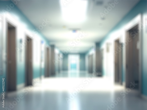 hospital corridor interior Blur