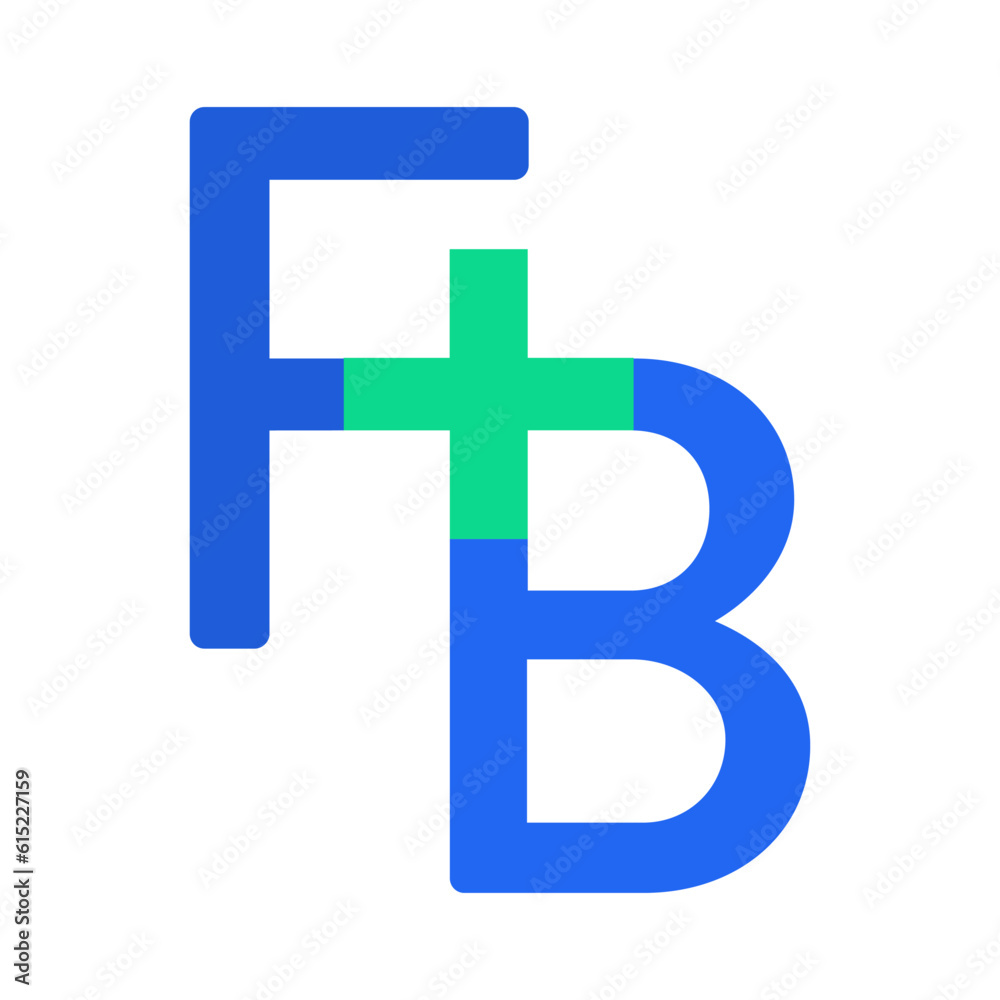 Obraz premium FB monogram