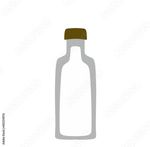 Illustration of a Milk Bottle Vector